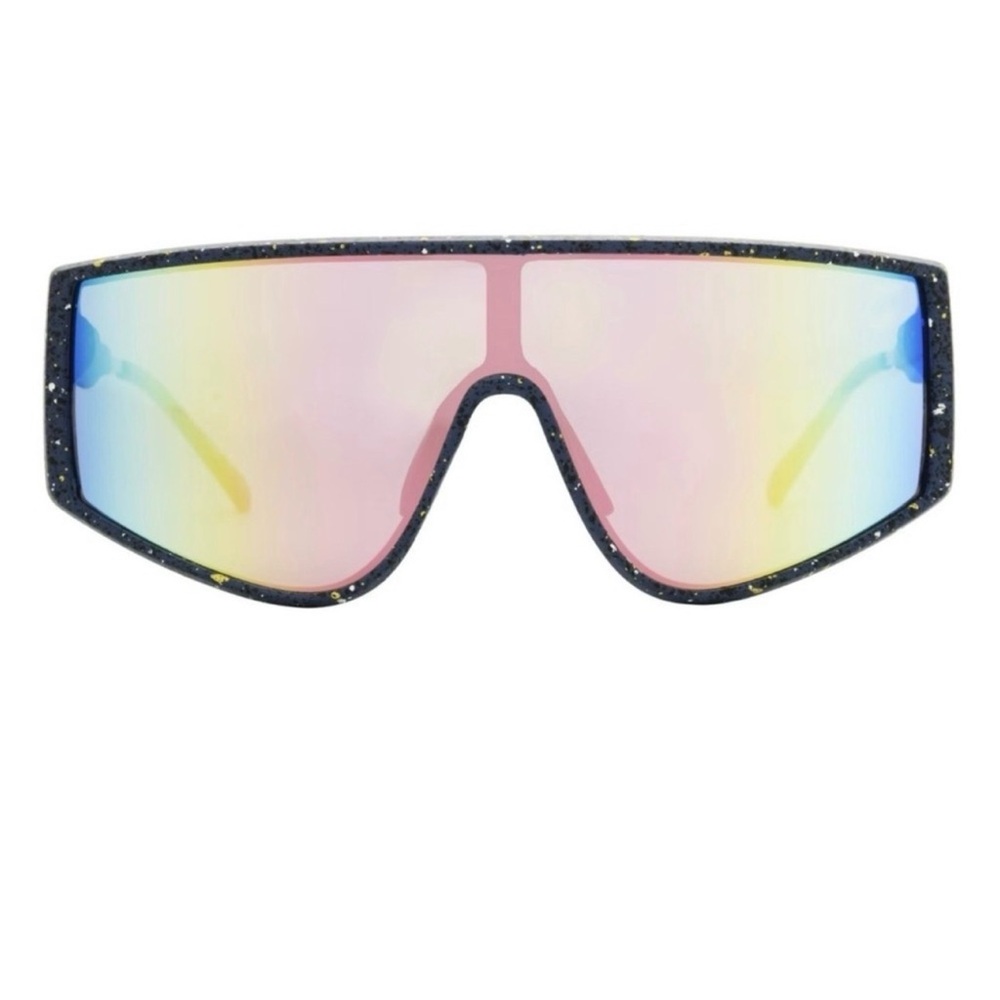 NWT- Panama Jack Unisex Oversized Mirrored Shield Sunglasses.